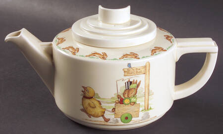 Bunnykins (Casino Shape) Teapot & Lid