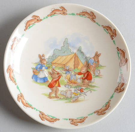 Bunnykins (Casino Shape) Saucer for Flat Casino Shape Cup