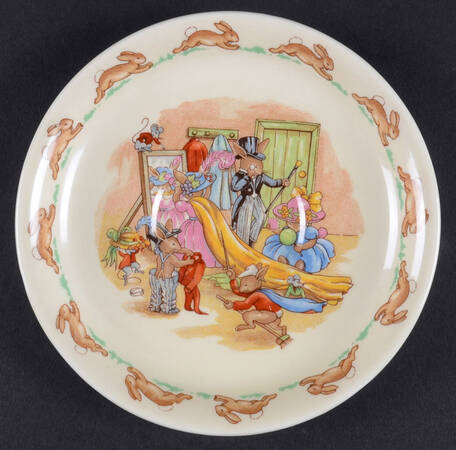 Bunnykins (Casino Shape) Saucer for Flat Casino Shape Cup