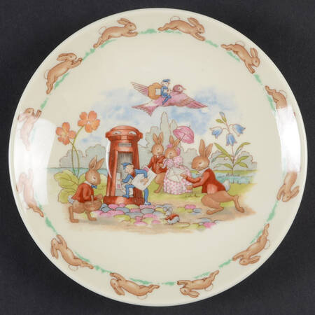 Bunnykins (Casino Shape) Saucer for Flat Casino Shape Cup