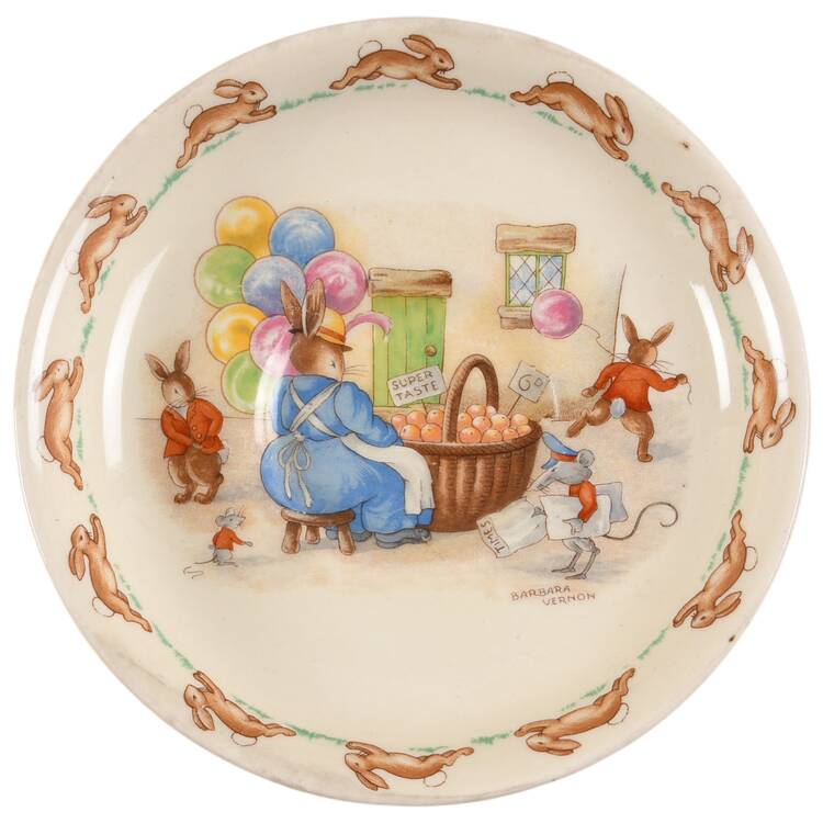 Bunnykins (Casino Shape) by Royal Doulton