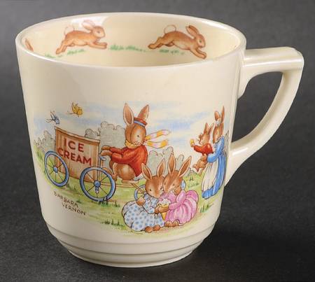 Bunnykins (Casino Shape) Flat Casino Shape Cup