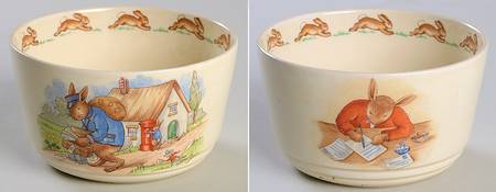 Bunnykins (Casino Shape) Open Sugar Bowl