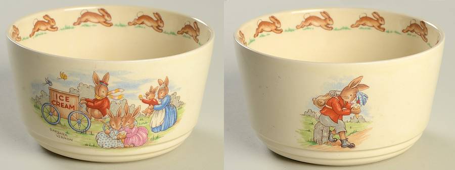 Bunnykins (Casino Shape) Open Sugar Bowl