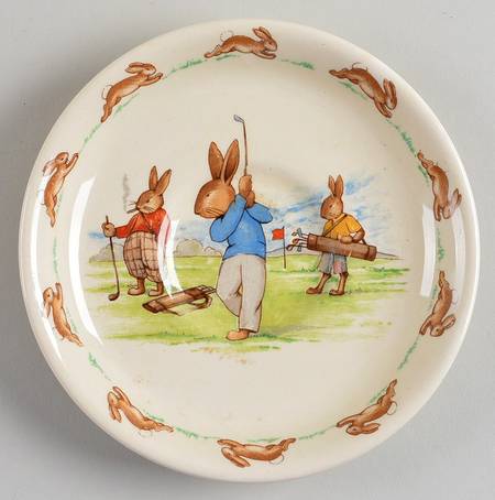 Bunnykins (Casino Shape) Saucer for Flat Casino Shape Cup