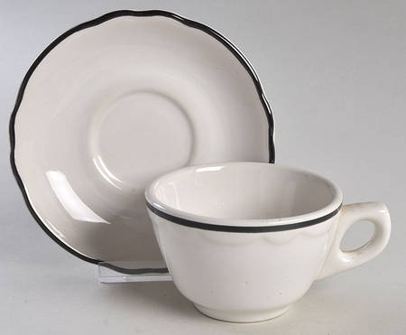RGO6 Flat Cup & Saucer Set