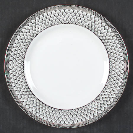 Corinth Platinum Accent Luncheon Plate