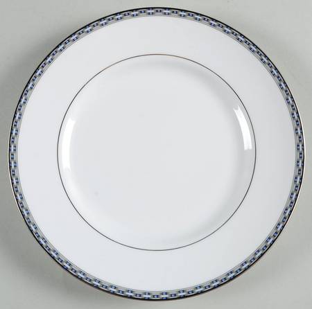 Francesca Platinum Salad Plate