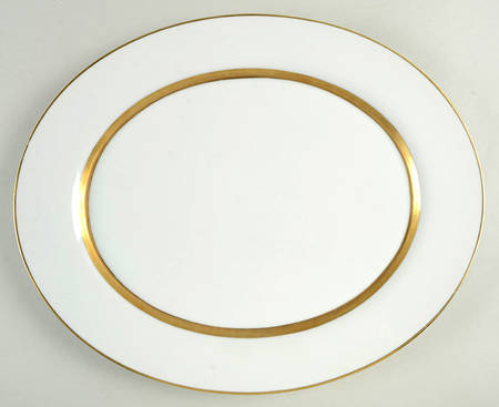 Tiara Gold 15" Oval Serving Platter