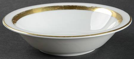 Tiara Gold Rim Fruit/Dessert (Sauce) Bowl by Royal Jackson