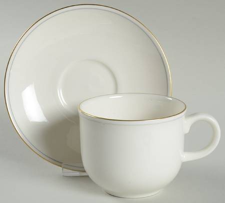 Lumiere Flat Cup & Saucer Set