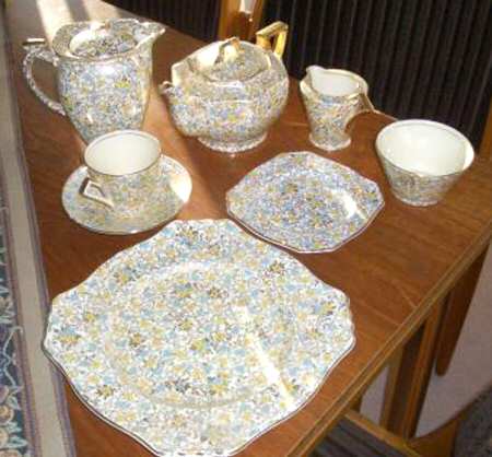Gold Leaves Dinner Plate