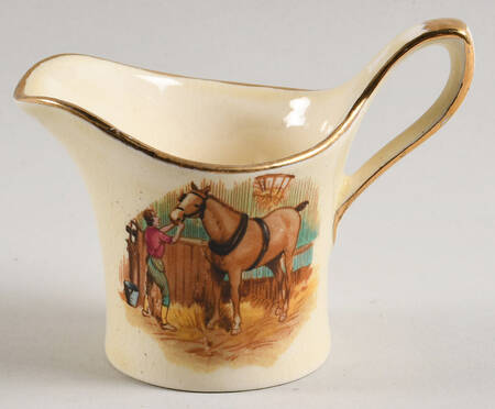 Village Scenes Eaton Individual Breakfast Set Creamer