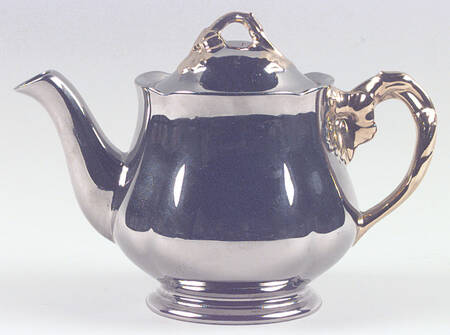 Golden & Silver Age Teapot & Lid