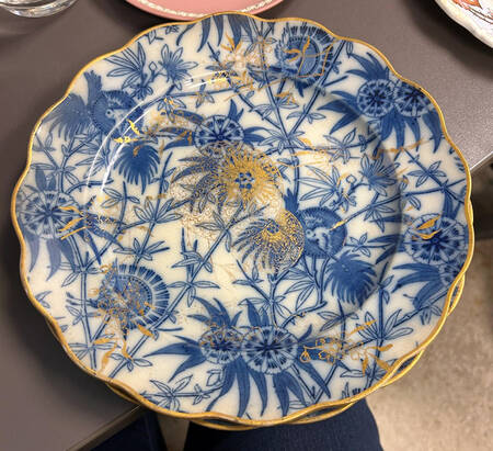 Kensington Blue (Gold Ornaments) by Royal Doulton