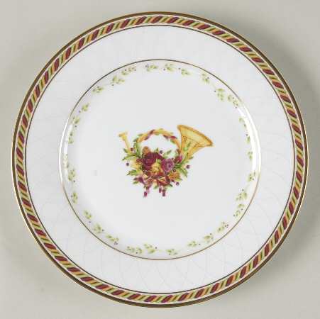 Seasons of Colour Red Accent Salad Plate