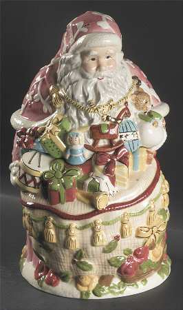 Seasons of Colour Red Figural Cookie Jar & Lid