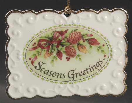 Seasons of Colour Red Ceramic Postcard