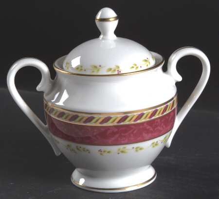 Seasons of Colour Red Sugar Bowl & Lid