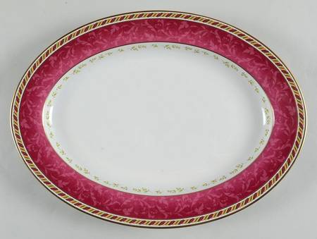 Seasons of Colour Red 14" Oval Serving Platter