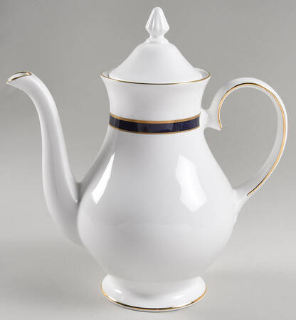 Warwick Blue Coffee Pot & Lid