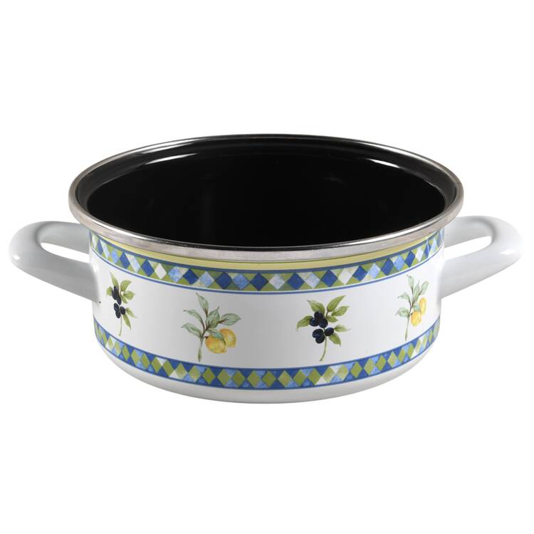 Carmina Accessories 1.5 Quart Metal Covered Casserole No Lid