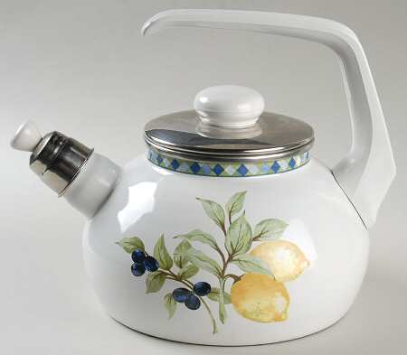 Carmina Accessories Metal Whistler Kettle & Lid