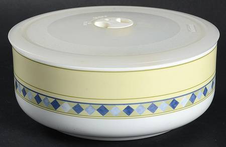 Carmina Accessories 6" Storage Bowl Ceramic with Plastic Lid