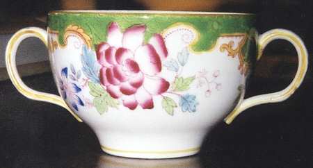 Temple Green (Scalloped) Flat Cream Soup Bowl