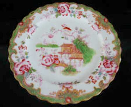 Temple Green (Scalloped) Dessert/Pie Plate