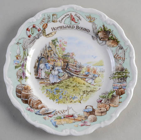 Brambly Hedge Homeward Bound Salad Plate
