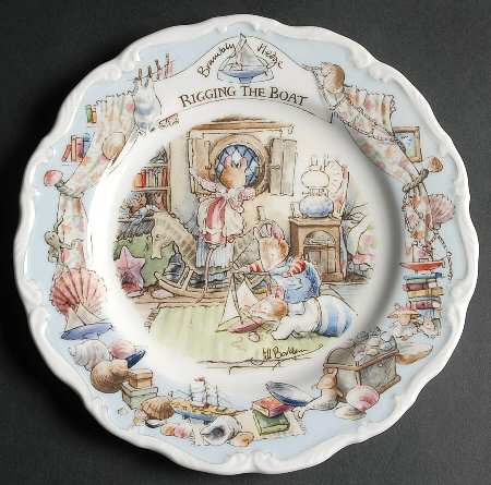 Brambly Hedge Rigging the Boat by Royal Doulton