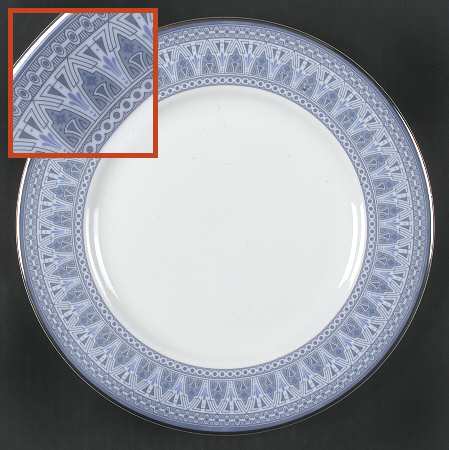 Rossetti Accent Luncheon Plate