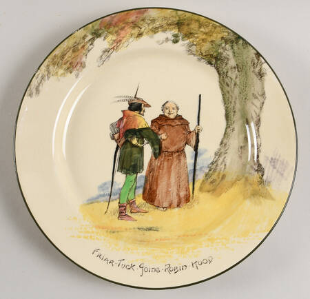 Under The Greenwood Tree Salad Plate