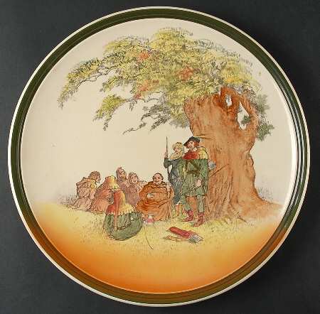 Under The Greenwood Tree 13" Wall Plate