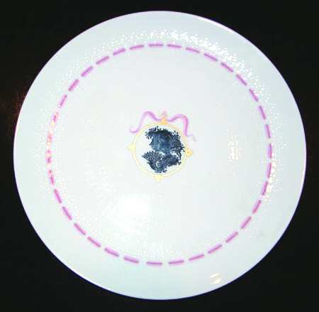 Silhouette Salad Plate