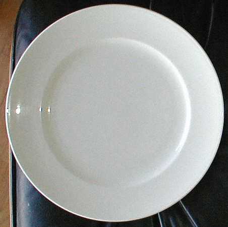Royal White Dinner Plate