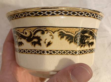 Ming (Black) Open Sugar Bowl