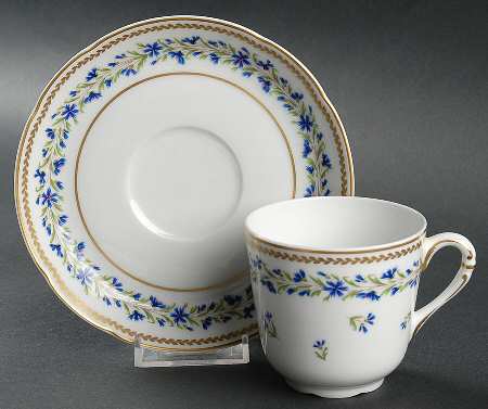 Barbeaux Flat Cup & Saucer Set