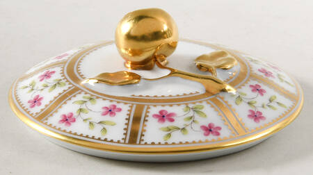 Roseraie Lid for Sugar Bowl