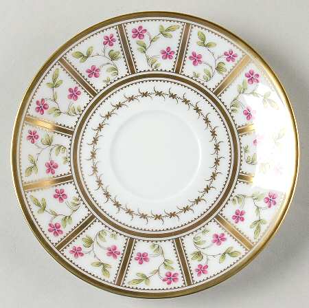 Roseraie Saucer for Flat Cup