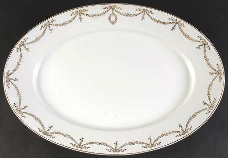 R1064 17" Oval Serving Platter