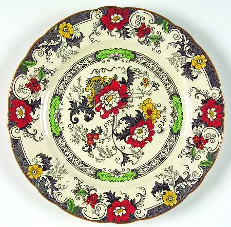 Bentick Black Multicolor Bread & Butter Plate