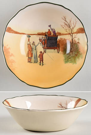 Coaching Days (Scalloped) Coupe Cereal Bowl