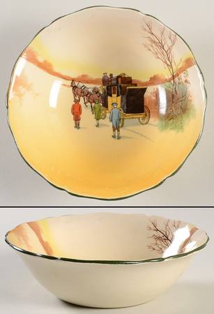 Coaching Days (Scalloped) Coupe Cereal Bowl