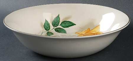 Radiant Rose 9" Round Vegetable Bowl