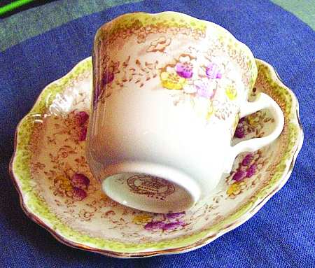 Mona Yellow Pink by Royal Albert