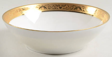 Ambassador Gold (White) Fruit/Dessert (Sauce) Bowl
