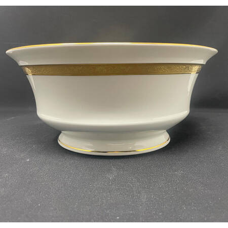 Ambassador Gold (White) Large Fruit Bowl