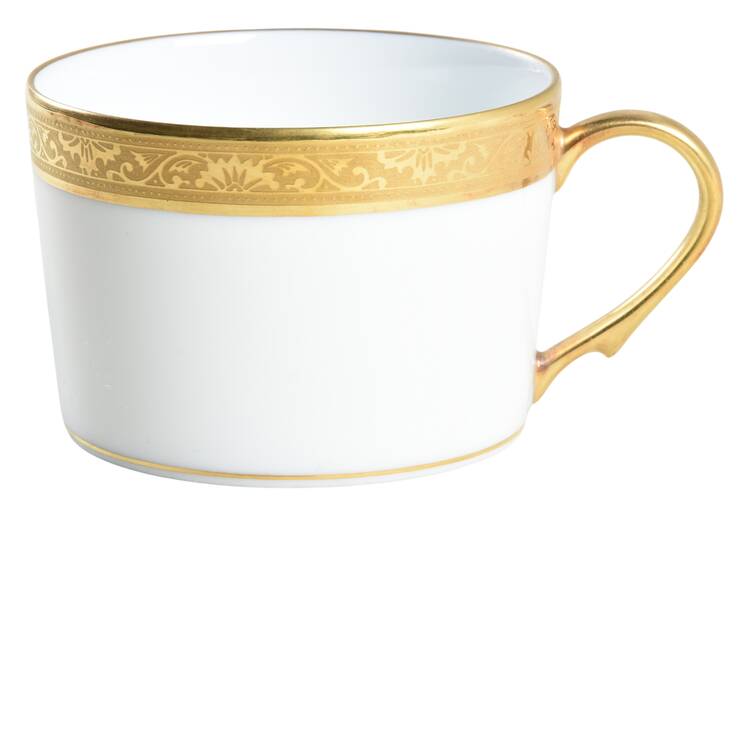 Ambassador Gold (White) Flat Cup